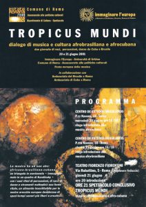 TROPICUS MUNDI, 2001 - Programa