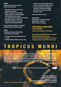 TROPICUS MUNDI, 2001 - Programma